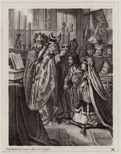 Äktenskap mellan Ottokar II av Böhmen och Kunigunda av Slavonien av Peter Johann Nepomuk Geiger