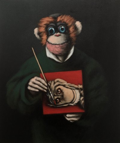 Monkey Painter, 2005 av Peter Jones