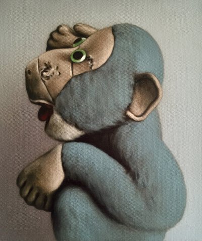 Soft Blue Monkey, 2006 av Peter Jones