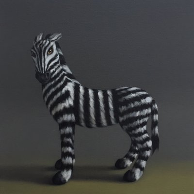 Zebra - After Stubbs, 2018 av Peter Jones