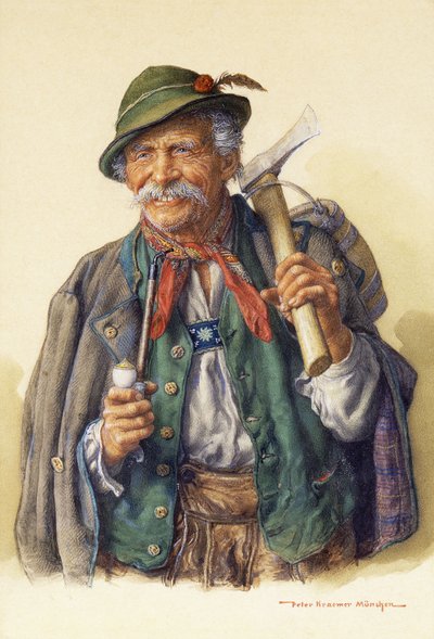 Vedhuggare, bergsbestigare och jägare, av Peter Kraemer