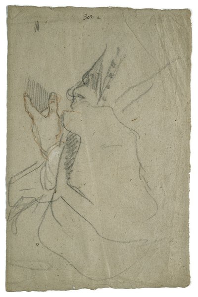 Draperi och hand, c.1650 av Peter Lely