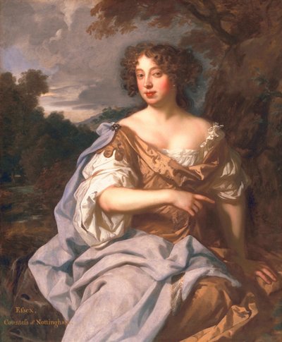 Lady Essex Finch, senare grevinna av Nottingham, c.1675 av Peter Lely