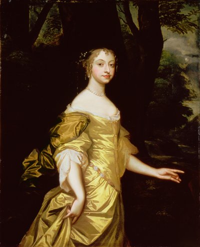 Porträtt av Frances, hertiginnan av Richmond av Peter Lely