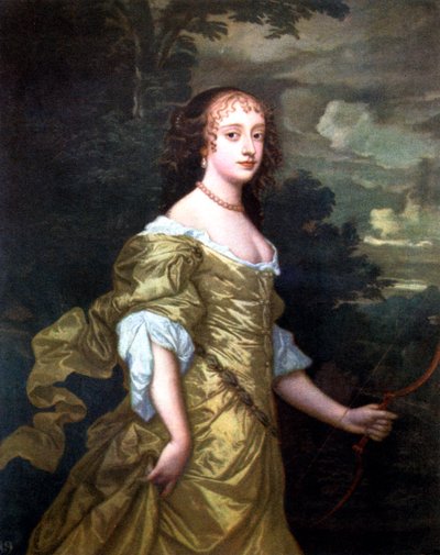 Porträtt av Frances, hertiginna av Richmond, c1662-1665. av Peter Lely