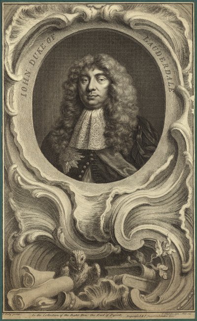 Porträtt av Sir John Maitland, hertig av Lauderdale av Peter Lely