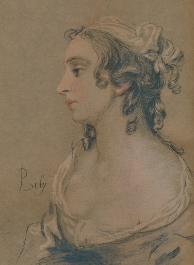 Studie i pastell, 1600-talet av Peter Lely