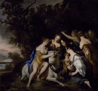 The Rape of Europa (olja på duk) av Peter Lely