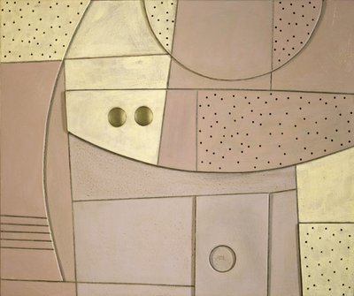 Chilled Purple Haze, 1998 (akryl på trä) av Peter McClure
