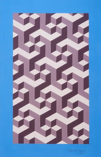 ISOMETRISK KOMPOSITION 2017 av Peter McClure