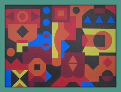 NIVE AMERICAN, 2017, AKRYL PÅ PAPPER av Peter McClure