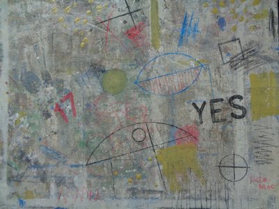 YES, 2020 (blandteknik) av Peter McClure