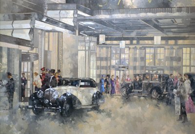 The Savoy (olja på duk) av Peter Miller