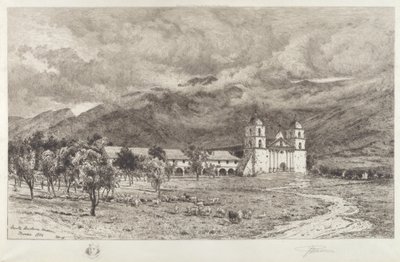 Santa Barbara Mission av Peter Moran
