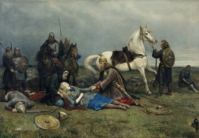 Valkyriens död av Peter Nicolai Arbo