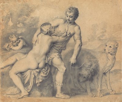 Venus och Adonis av Peter Oliver