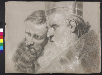 "Sankt Ambrosius och kejsar Theodosius" av Peter Paul Rubens av Peter Paul (after) Rubens
