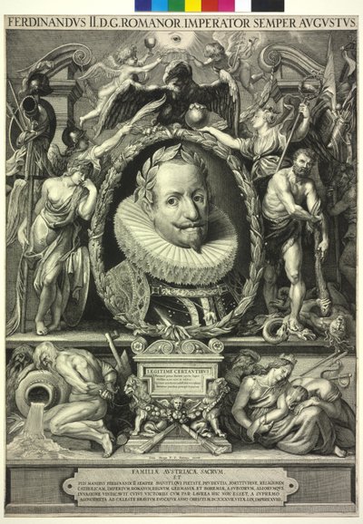 Heliga romerska kejsaren Ferdinand II av Peter Paul (after) Rubens