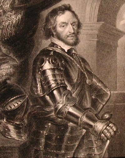 Porträtt av Thomas Howard (1585-1646) 2:e eller 14:e earlen av Arundel, från "Lodge
