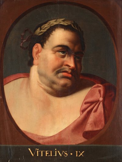 Vitellius (Aulus Vitellius Germanicus kejsar Augustus) kejsare romain (15-69) - kejsar Vitellius par Rubens, Peter Paul av Peter Paul (school of) Rubens