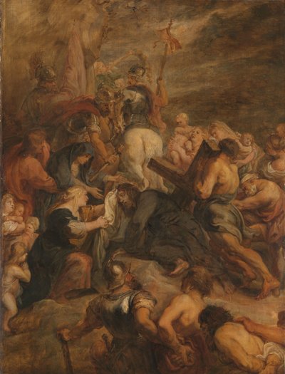 Kristus på väg till Golgata av Peter Paul Rubens (workshop of)