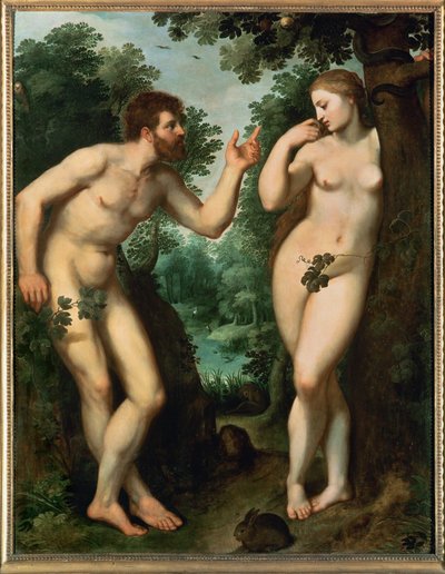 Adam och Eva (målning) av Peter Paul Rubens