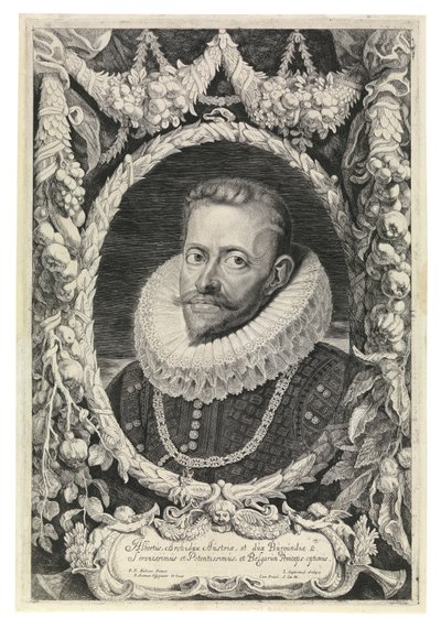Albert, ärkehertig av Österrike (etsning) av Peter Paul Rubens