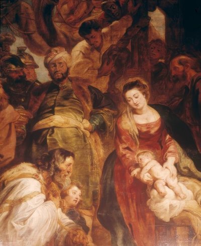 Tillbedjan av Magi av Peter Paul Rubens