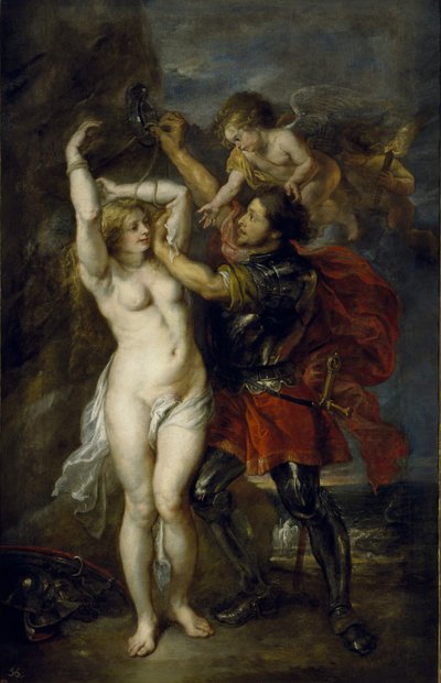 Andromeda befriad av Perseus, 1641-1642 av Peter Paul Rubens