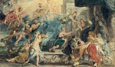 Henrik IV:s apoteos och proklamationen av Maria de