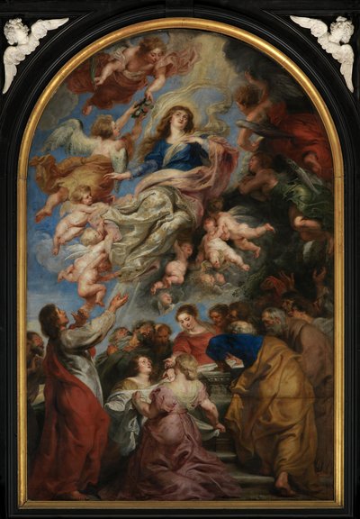 Jungfruns antagande av Peter Paul Rubens
