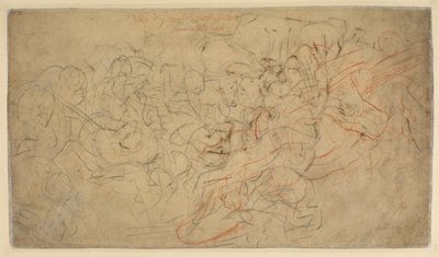 Ryttarnas kamp (baksida) av Peter Paul Rubens