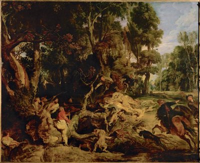 Boarhunt av Peter Paul Rubens