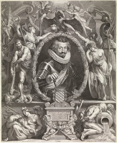 Charles Bonaventure de Longueval (gravyr) av Peter Paul Rubens