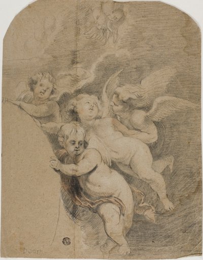 Keruber och putti av Peter Paul Rubens