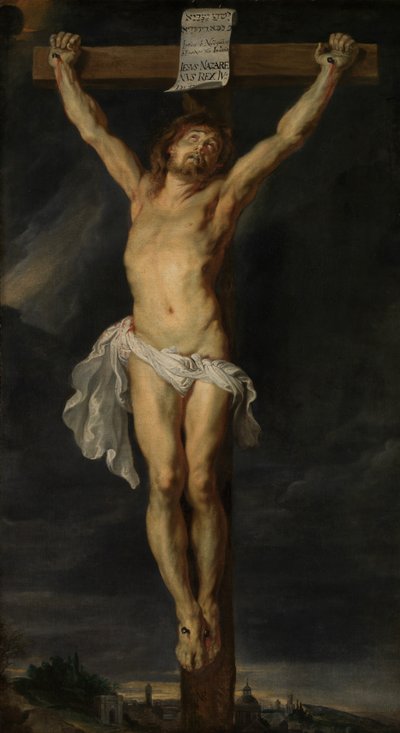 Kristus på korset (olja på duk) av Peter Paul Rubens