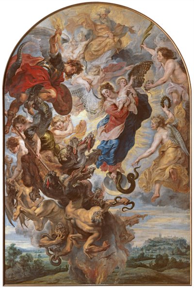 Den apokalyptiska kvinnan av Peter Paul Rubens