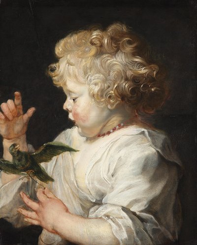 Barnet med fågeln av Peter Paul Rubens