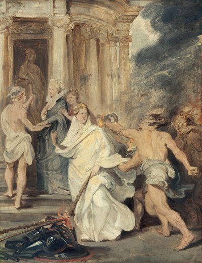 Freden i Angers (skiss till Medicicykeln) av Peter Paul Rubens