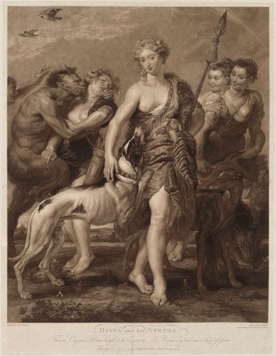 Diana på jakt av Peter Paul Rubens