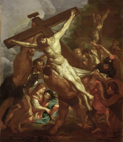 Korset upprättas av Peter Paul Rubens