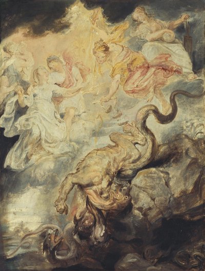 Försoningen (skiss till Medici-cykeln) av Peter Paul Rubens