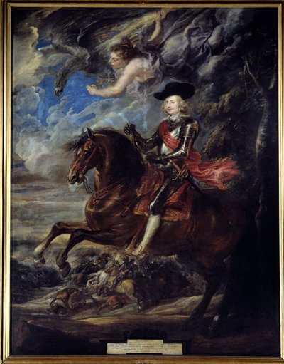 Ridsporträtt av kardinal spädbarn Don Ferdinand av Österrike (eller Ferdinand av Habsburg av Peter Paul Rubens