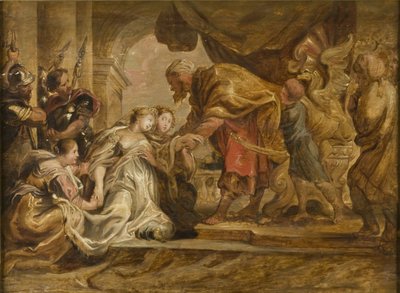 Ester och Ahasveros av Peter Paul Rubens