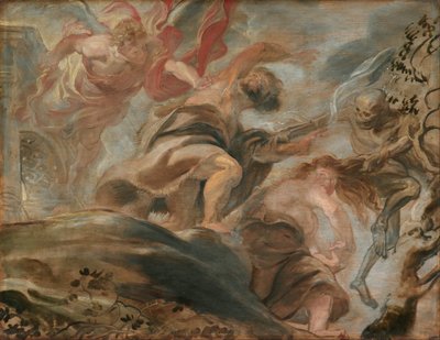 Fördrivningen ur Edens lustgård av Peter Paul Rubens