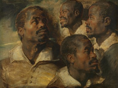Fyra studier av en mors huvud av Peter Paul Rubens