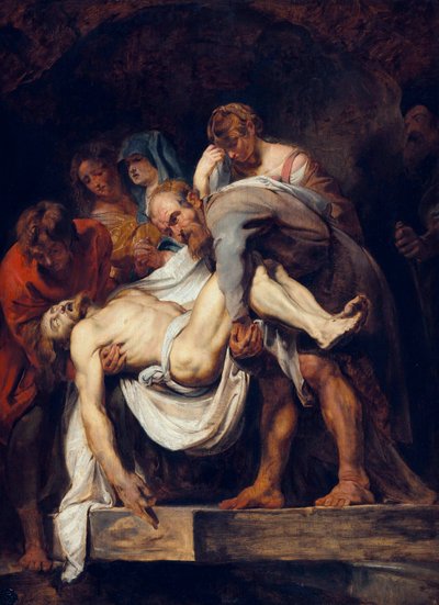 Franska:  The Entombment The Entombment av Peter Paul Rubens
