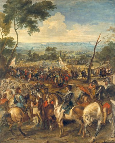 Henrik IV i slaget vid Arques (tillsammans med Pieter Snayers) av Peter Paul Rubens