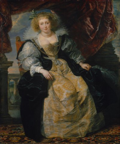 Helene Fourment ”i bröllopsklänning” av Peter Paul Rubens