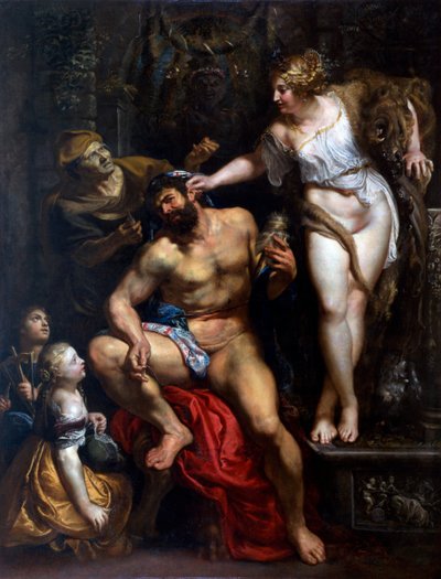 Hercules och Omphale, 1606 av Peter Paul Rubens